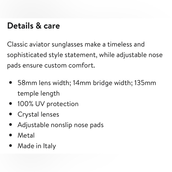 Women’s Ray-Ban 58mm Aviator Sunglasses Gold/Blue Gradient - Picture 10 of 10